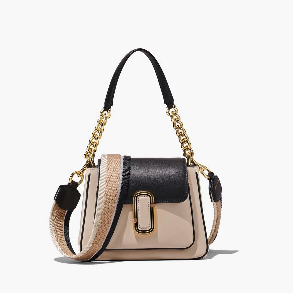 Marc Jacobs Colorblock J Marc Chain Mini Women's Satchel Greige Multicolor Australia | XGN-682705