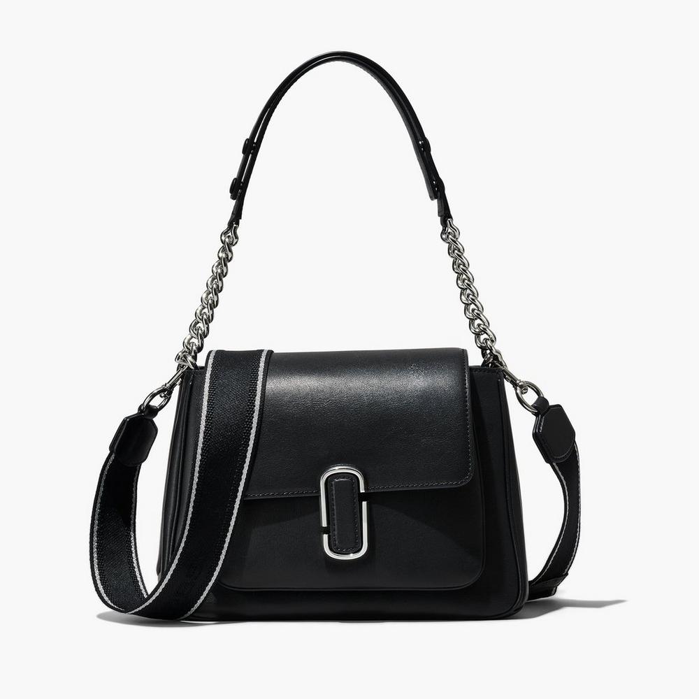 Marc Jacobs J Marc Chain Women's Satchel Black / Silver Australia | IYL-485316