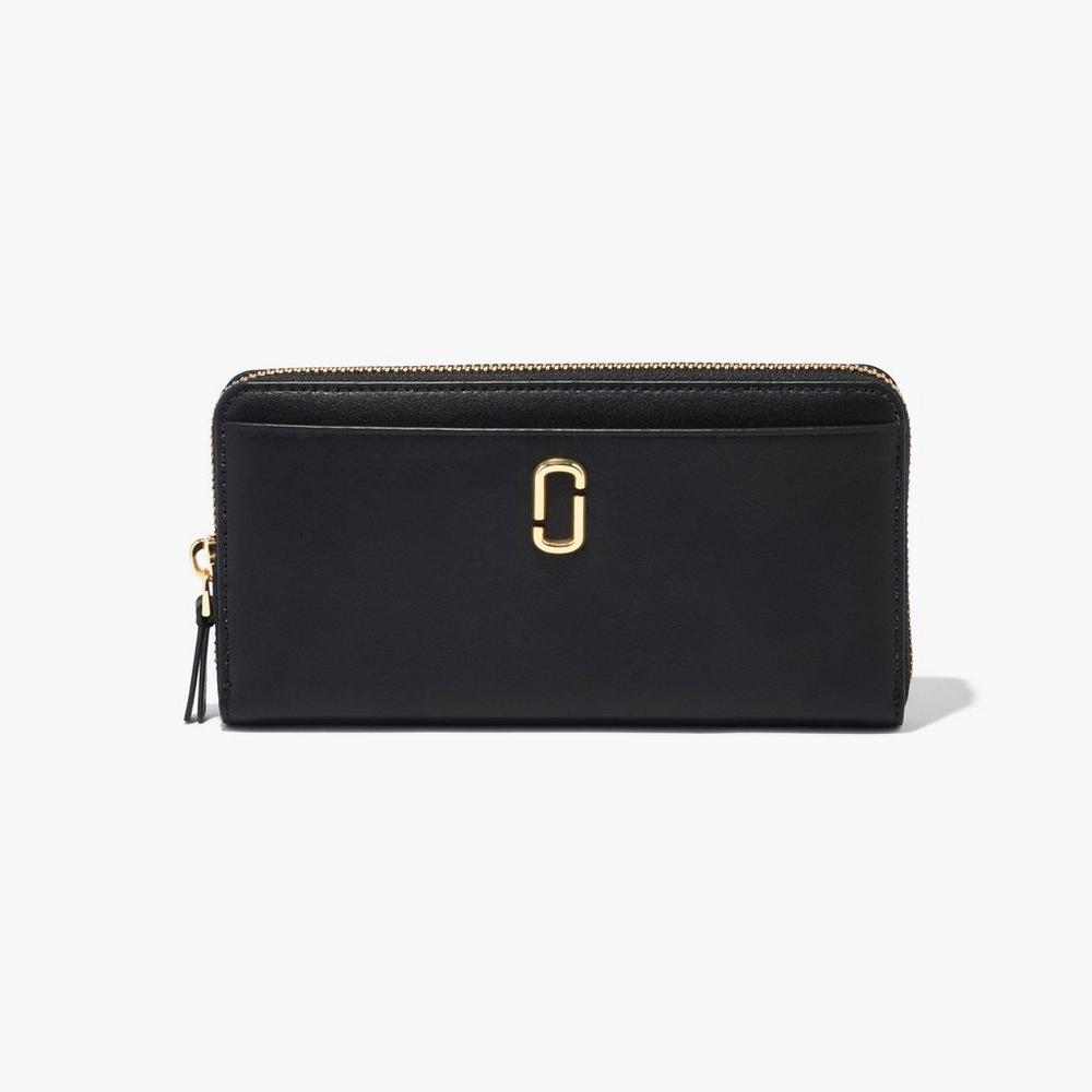 Marc Jacobs J Marc Continental Women's Large Wallets Black Australia | KMD-578620