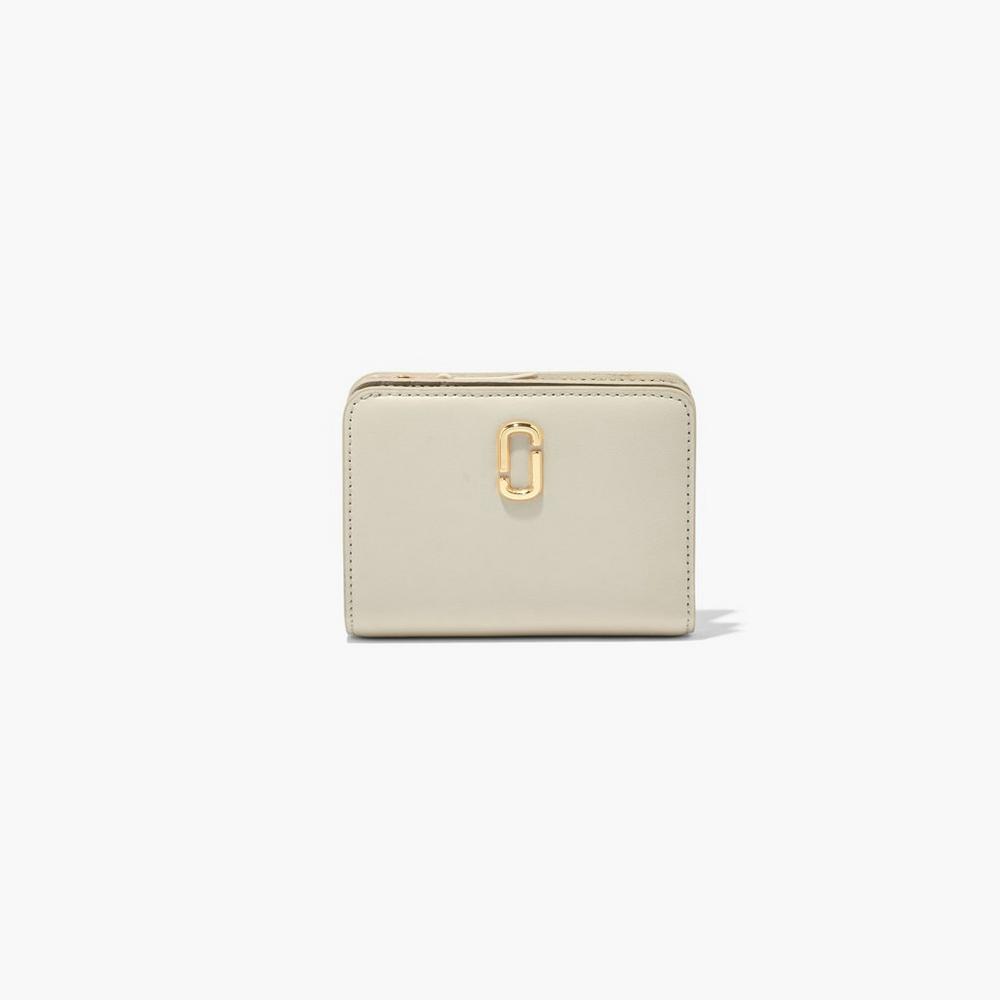 Marc Jacobs J Marc Mini Compact Women's Small Wallets Cloud White Australia | XMO-629153