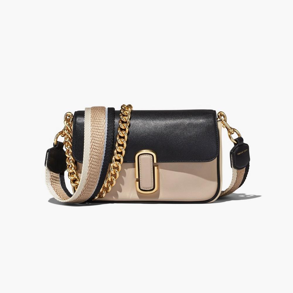 Marc Jacobs J Marc Soft Women's Shoulder Bag Greige Multicolor Australia | ORM-725401