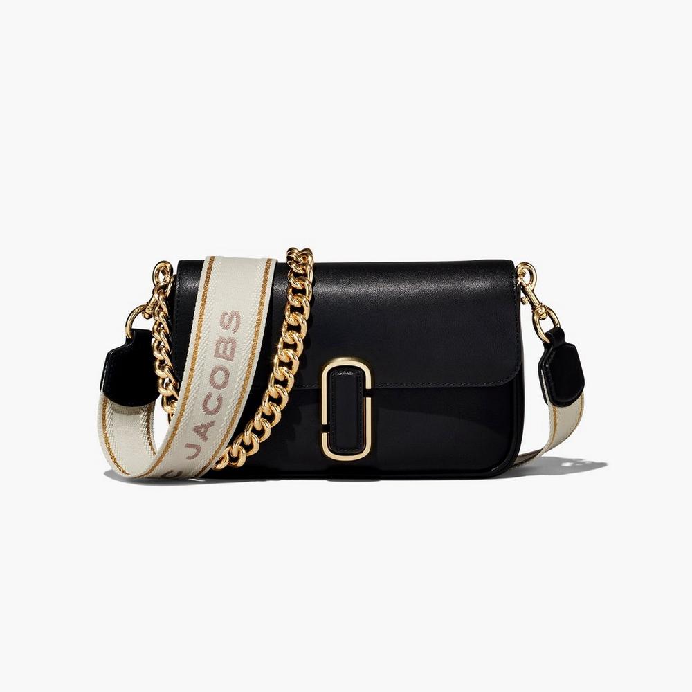 Marc Jacobs J Marc Soft Women's Shoulder Bag Black Australia | ZKN-689523