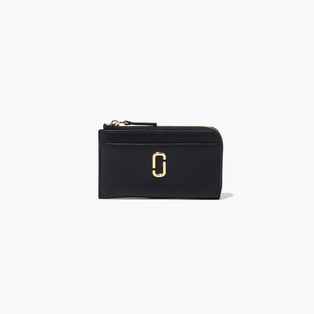 Marc Jacobs J Marc Top Zip Multi Women's Small Wallets Black Australia | MQT-956812