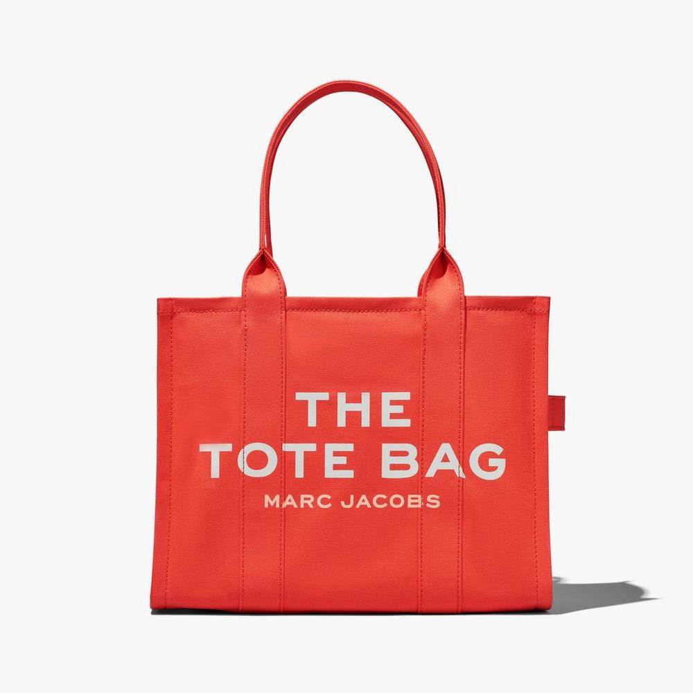 Marc Jacobs Large Women's Tote Bag Electric Orange Australia | UBJ-130895