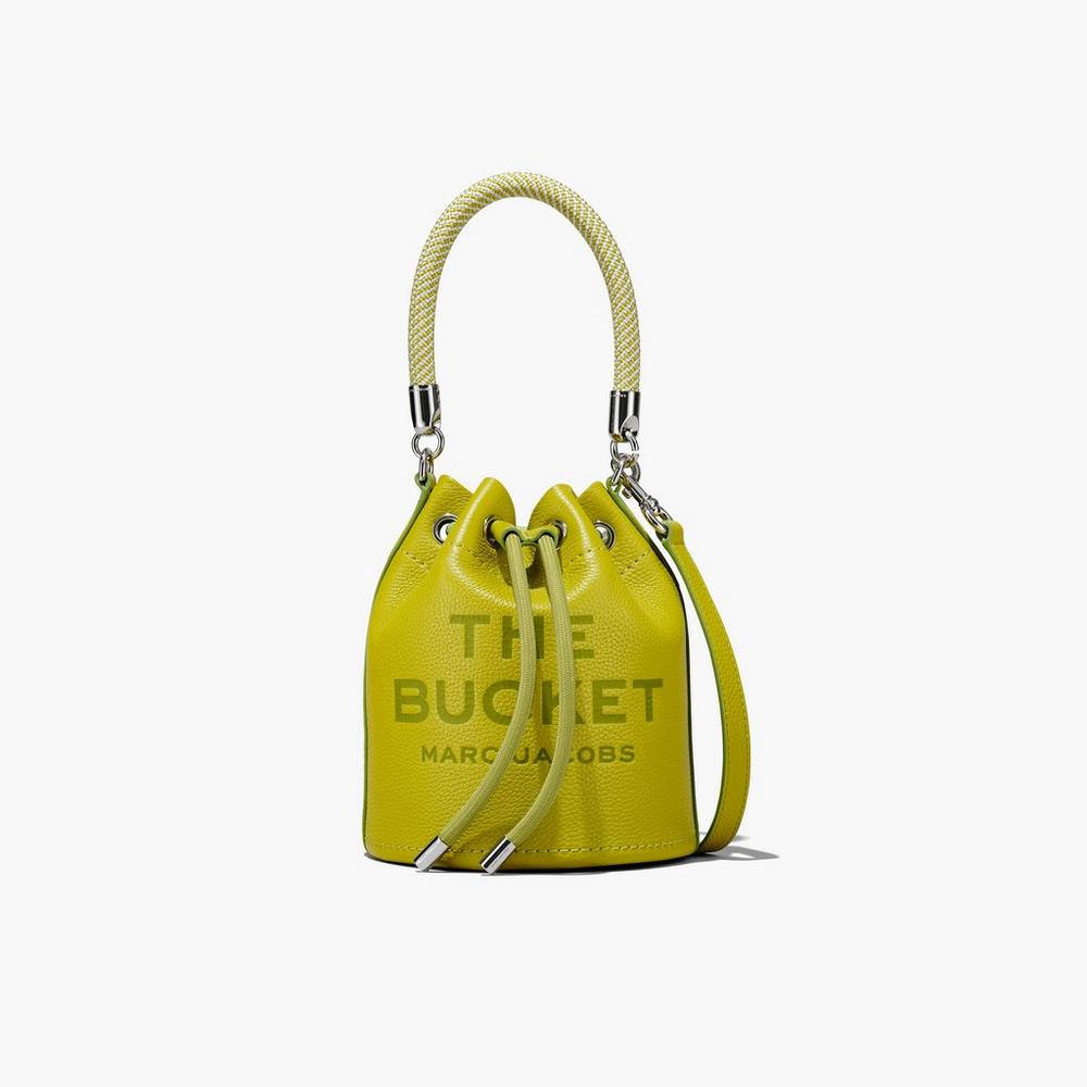 Marc Jacobs Leather Women's Bucket Bag Doderblue Australia | LYZ-921056