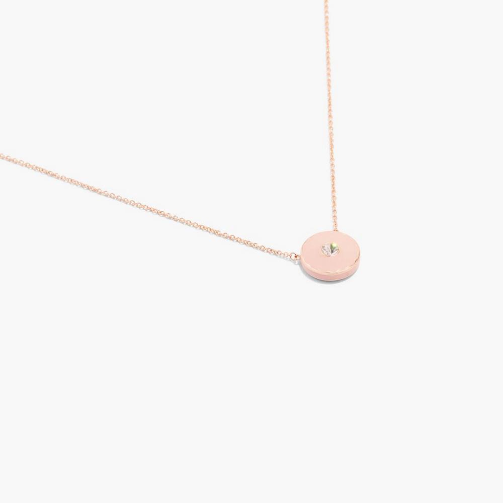 Marc Jacobs Medallion Pendant Women's Necklace Sand / Rose Gold Australia | HNO-478059