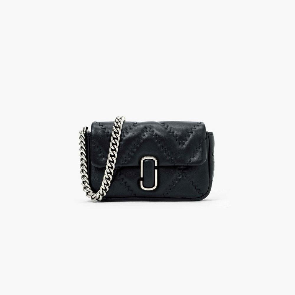 Marc Jacobs Quilted Leather J Marc Women's Mini Bag Black Australia | YHS-794632