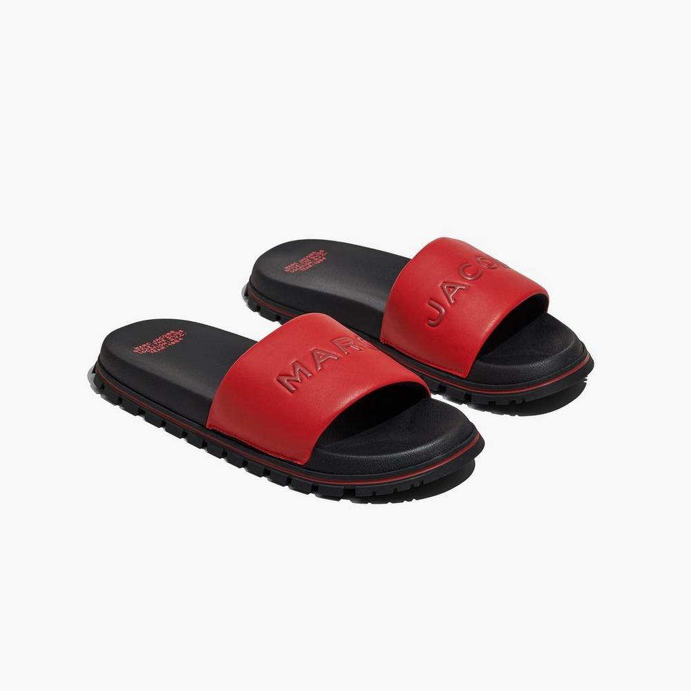 Marc Jacobs The Women's Slide Red Australia | PCG-853071